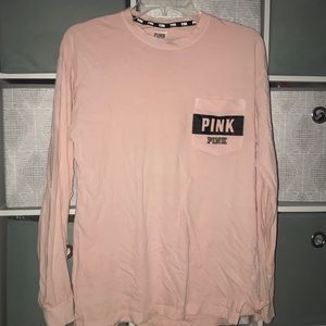 Pink long sleeve tee
